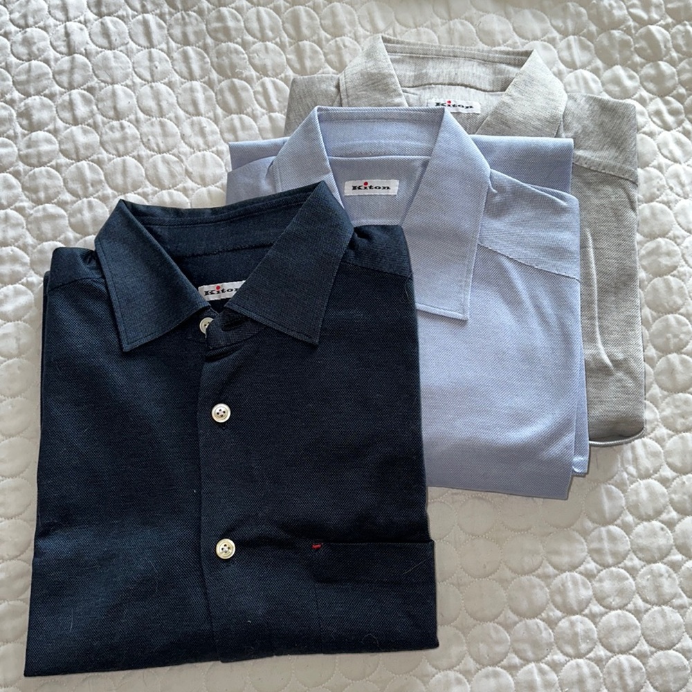 3 KITON long sleeve shirts Men’s